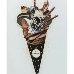 Bild Glas Rich Ice Cream 60X80