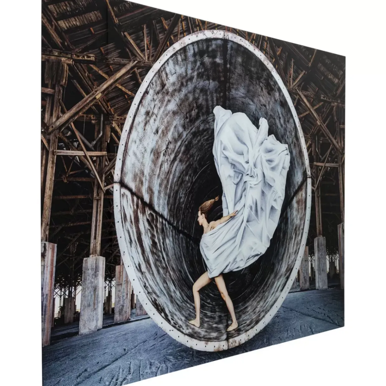 Bild Glas Time Traveller 120X180