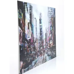 Bild Glas Times Square Move 70X90Cm