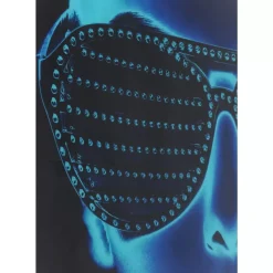 Bild Glas Tough Girl 120X120Cm