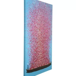Bild Touched Flower Boat Blau Pink 160X120Cm