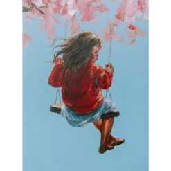 Bild Touched Flower Girl 160X120Cm