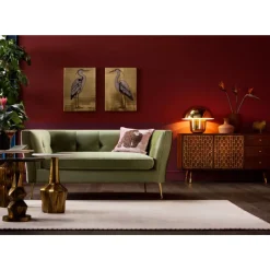 Bild Touched Heron Right 70X50Cm