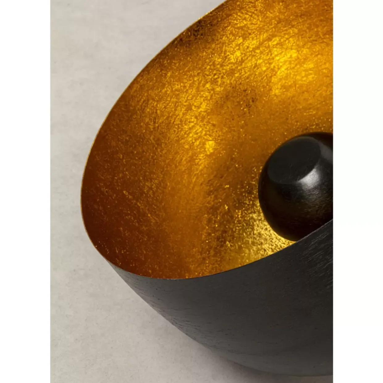 Bodenleuchte Apollon Smooth Schwarz O35Cm