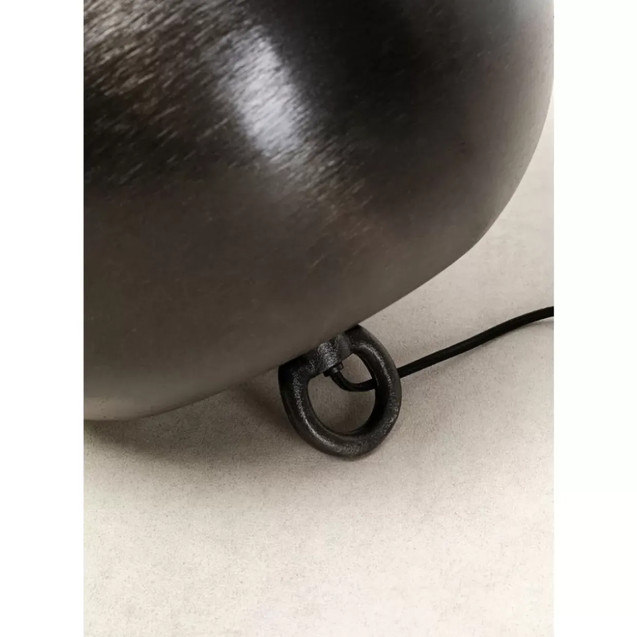 Bodenleuchte Apollon Smooth Schwarz O35Cm