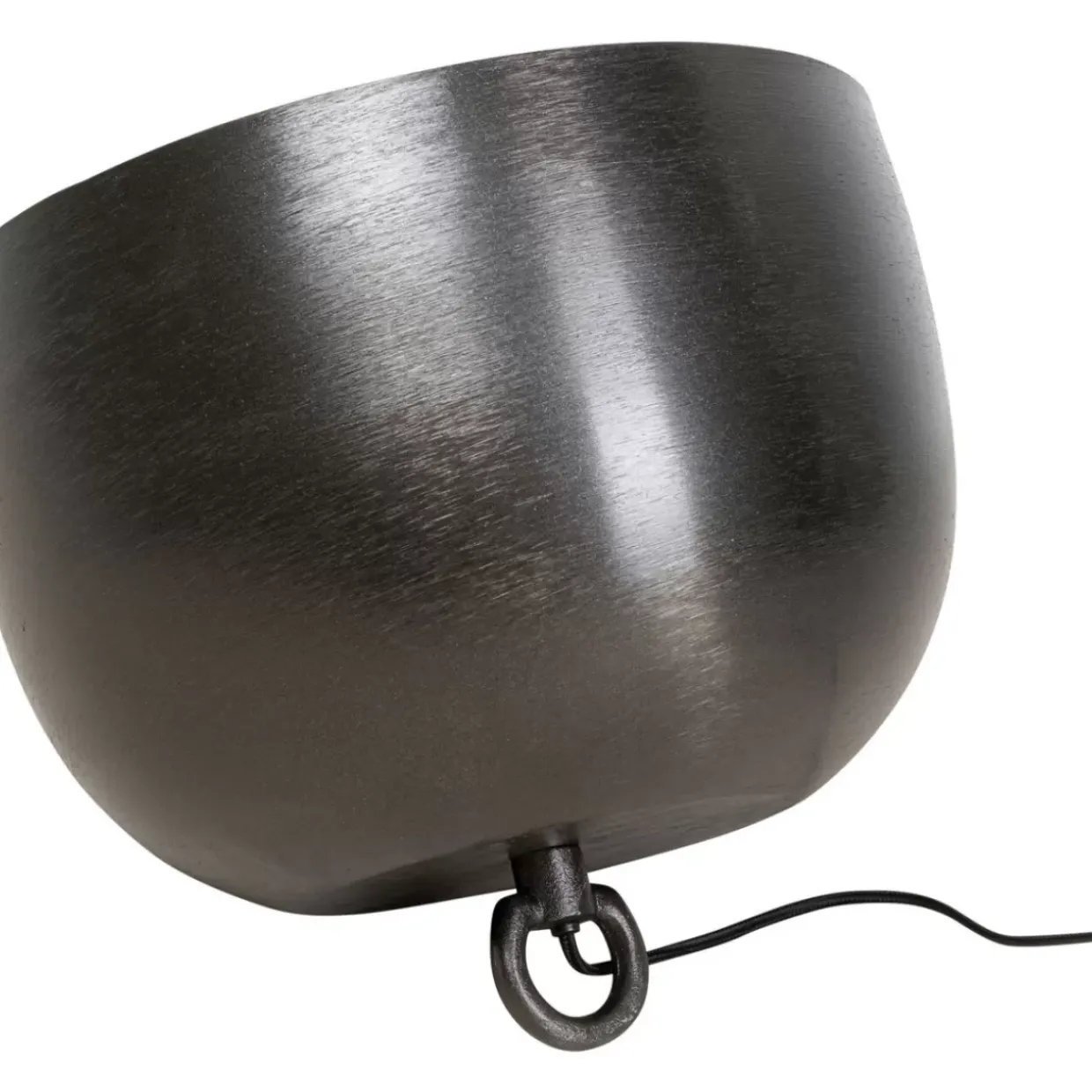 Bodenleuchte Apollon Smooth Schwarz O35Cm