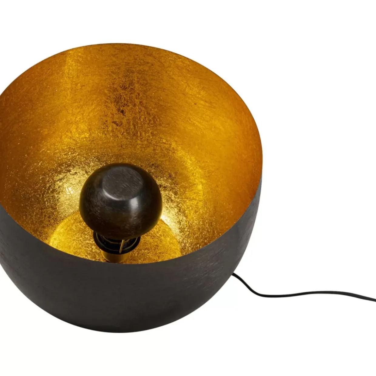 Bodenleuchte Apollon Smooth Schwarz O35Cm