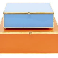 Box Neomi Orange Blau (2/Set)