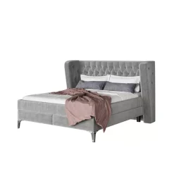 Boxspringbett Benito Moon Grau 180X200Cm
