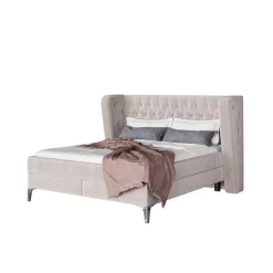 Boxspringbett Benito Moon Creme 160X200Cm