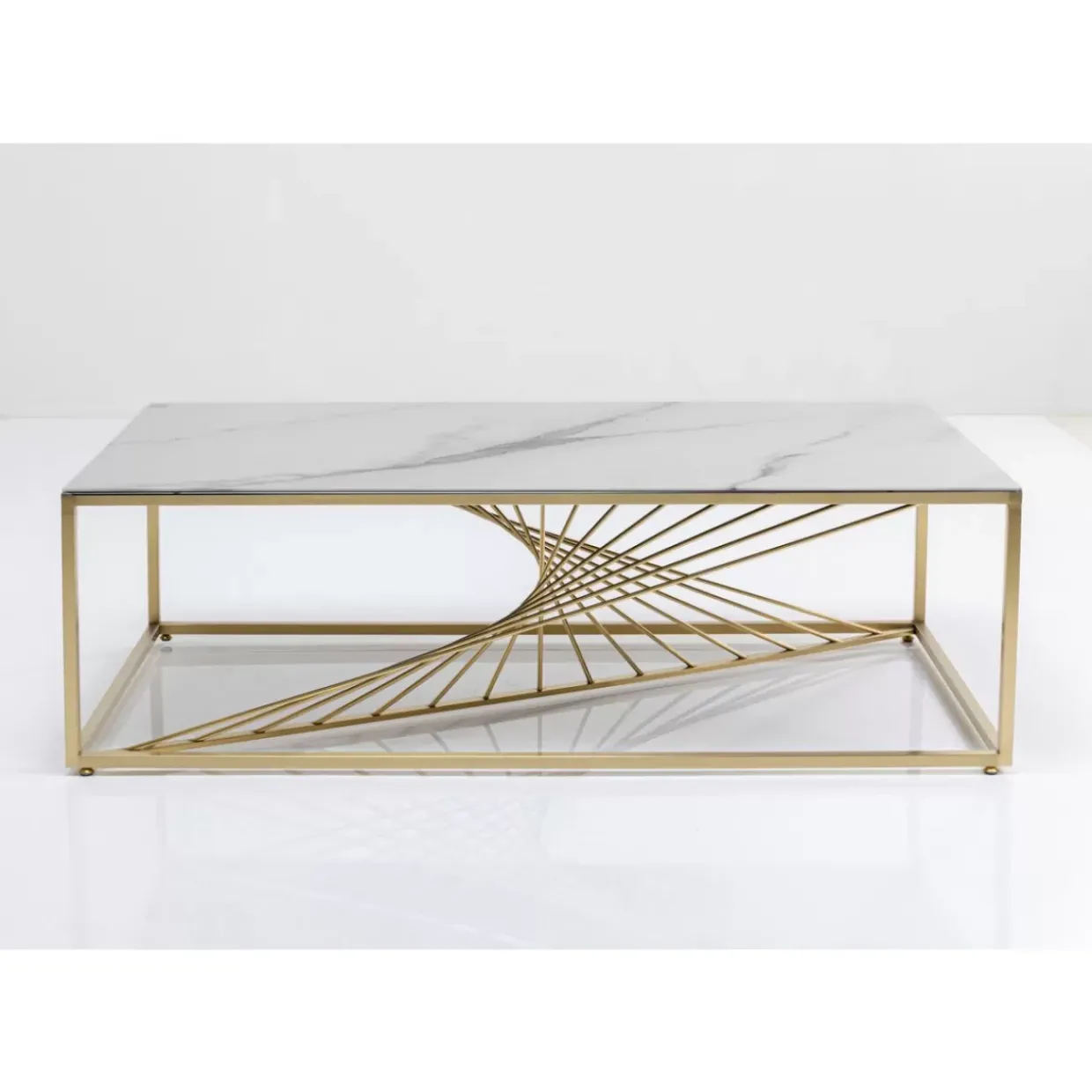 Couchtisch Art Marble Glass 140X70Cm