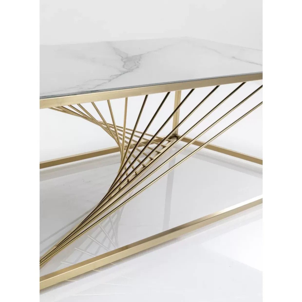 Couchtisch Art Marble Glass 140X70Cm