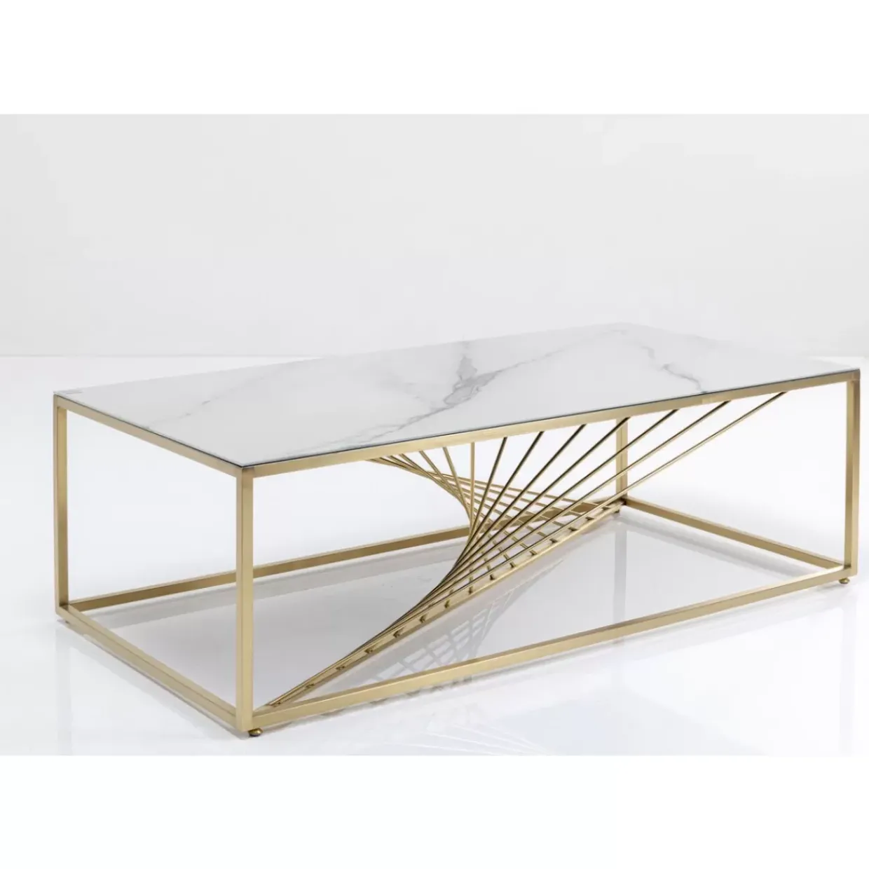 Couchtisch Art Marble Glass 140X70Cm