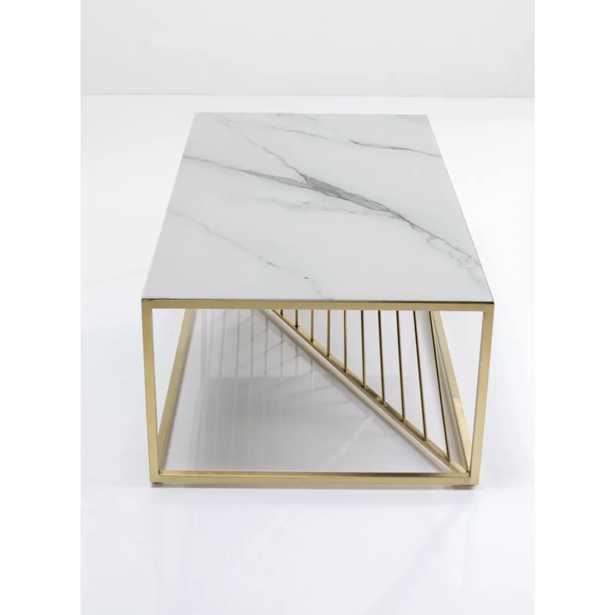 Couchtisch Art Marble Glass 140X70Cm