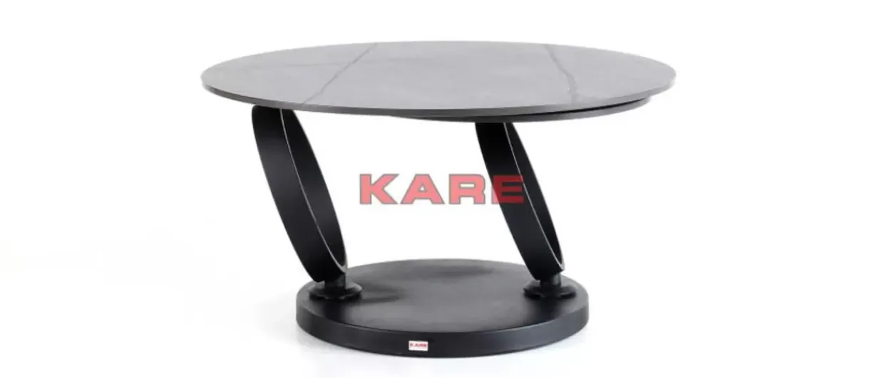 Couchtisch Beverly Schwarz 133X80Cm