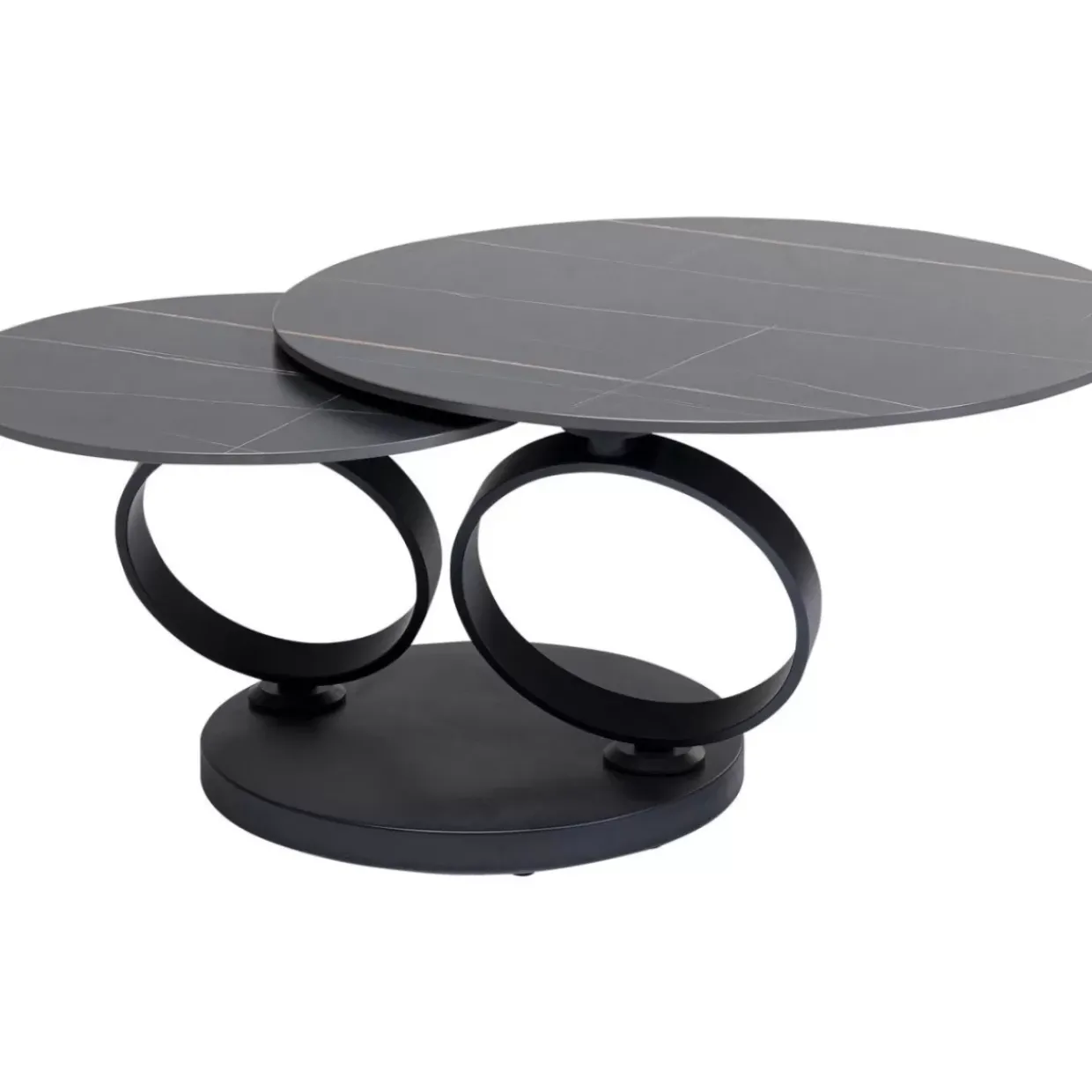 Couchtisch Beverly Schwarz 133X80Cm