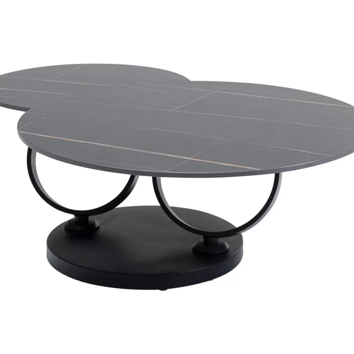 Couchtisch Beverly Schwarz 133X80Cm