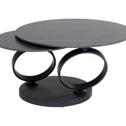 Couchtisch Beverly Schwarz 133X80Cm