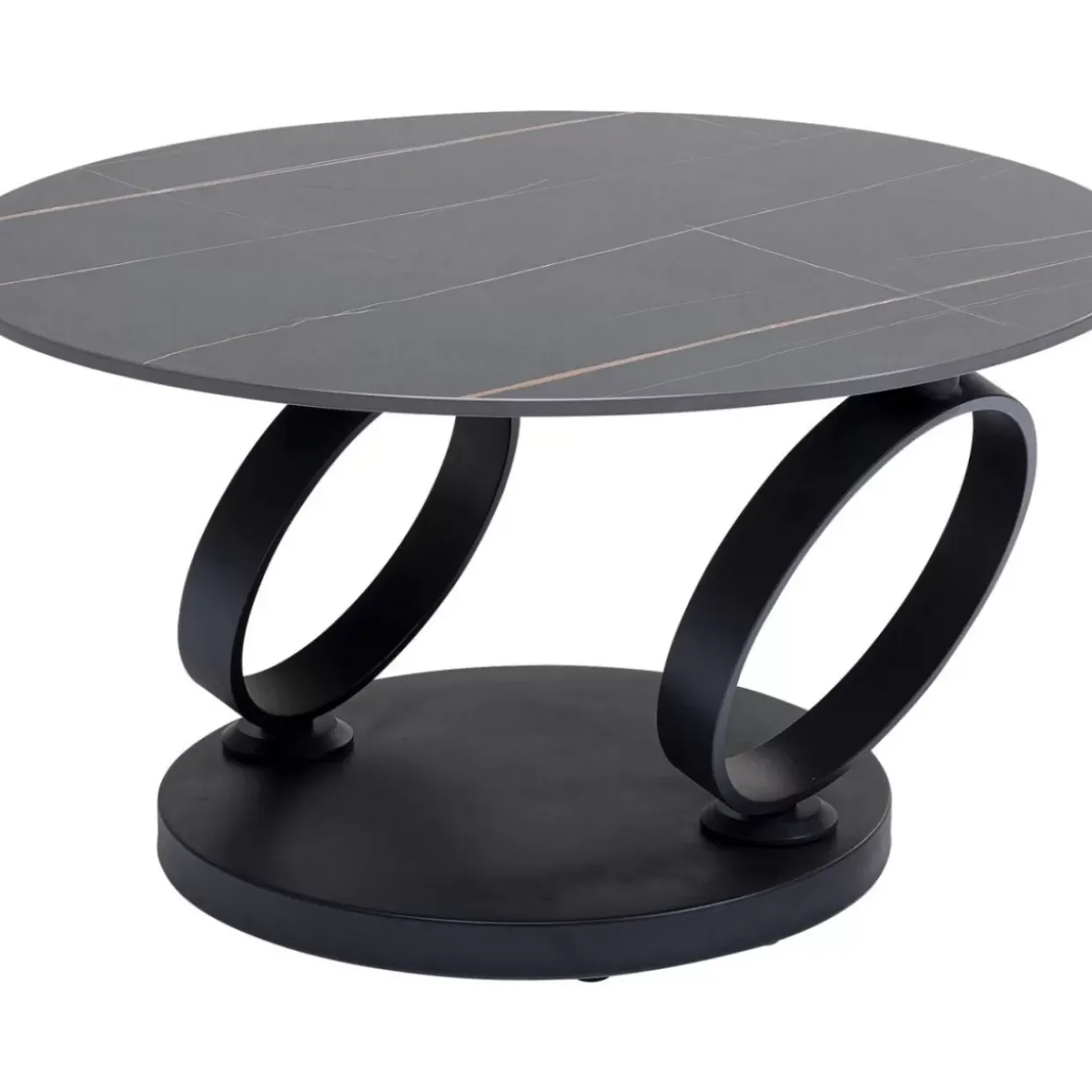 Couchtisch Beverly Schwarz 133X80Cm