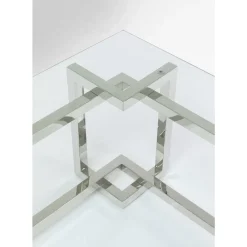 Couchtisch Clara Silber 120X120Cm