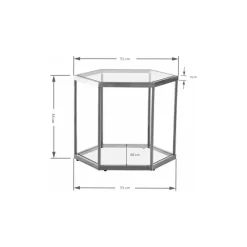 Couchtisch Comb Gold 45