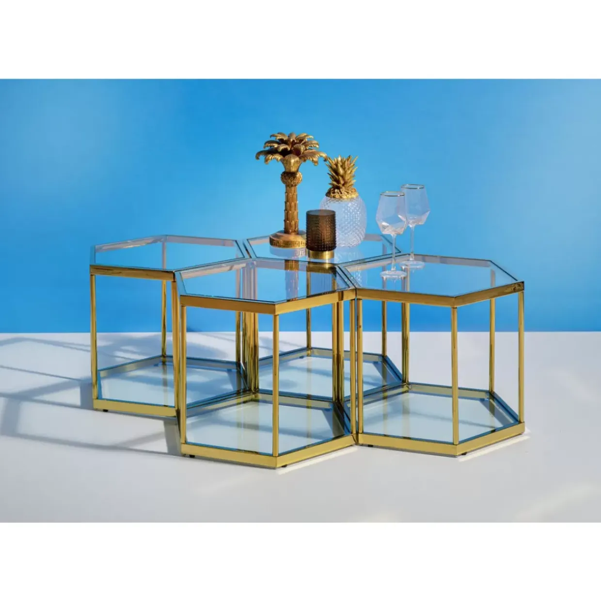 Couchtisch Comb Gold 45