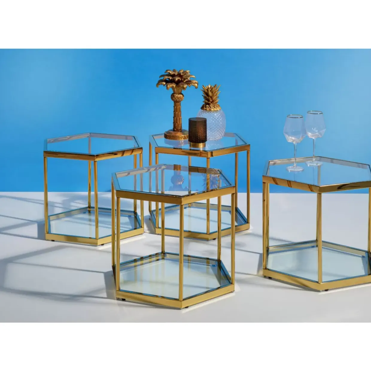 Couchtisch Comb Gold 45