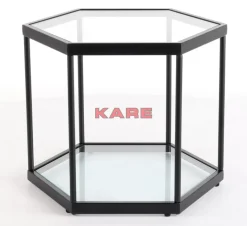 Couchtisch Comb Schwarz 45Cm