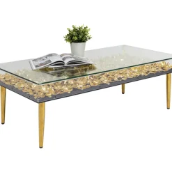 Couchtisch Gold Flowers 120X60