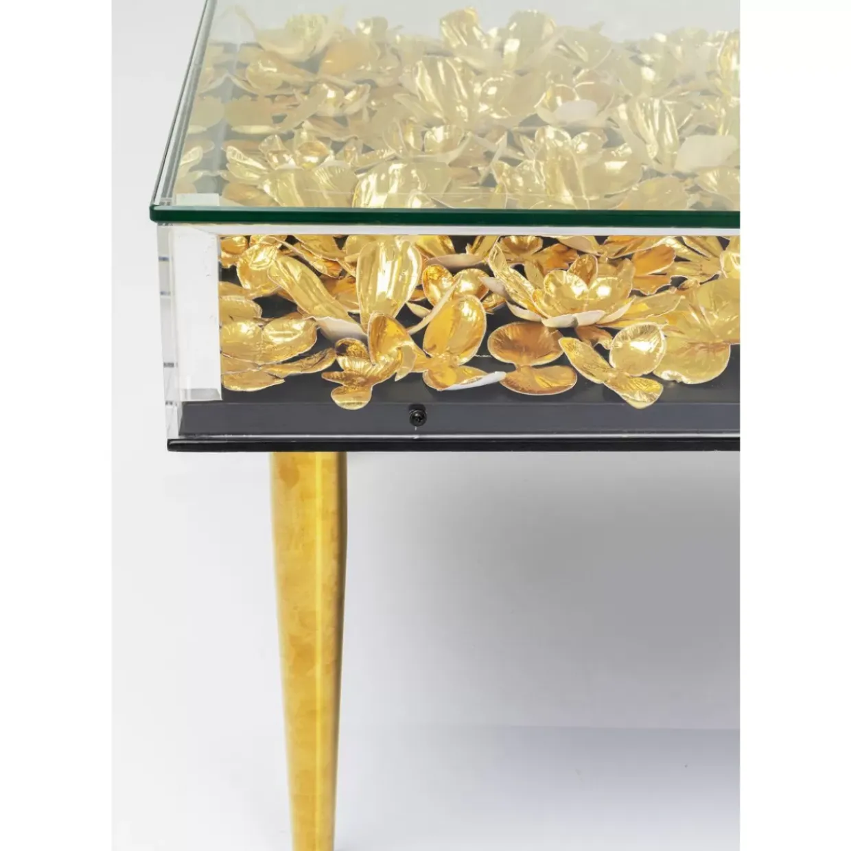 Couchtisch Gold Flowers 120X60