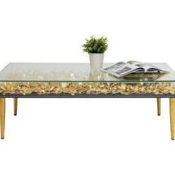 Couchtisch Gold Flowers 120X60