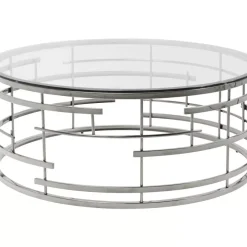 Couchtisch Jupiter Silber O100Cm