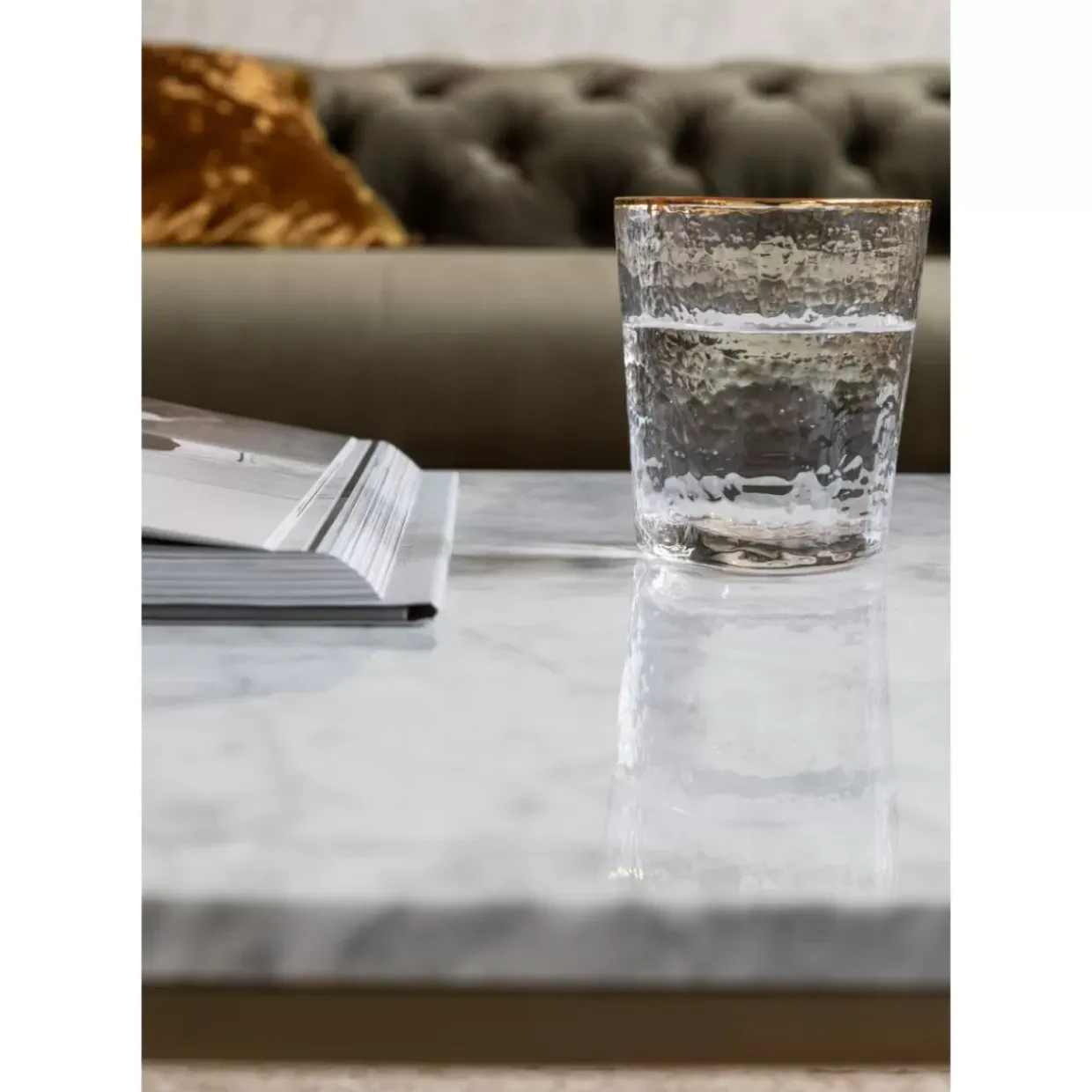 Couchtisch Key West Gold 120X60