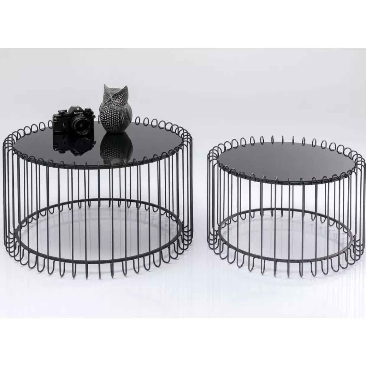 Couchtisch Line Onyx (2/Set)