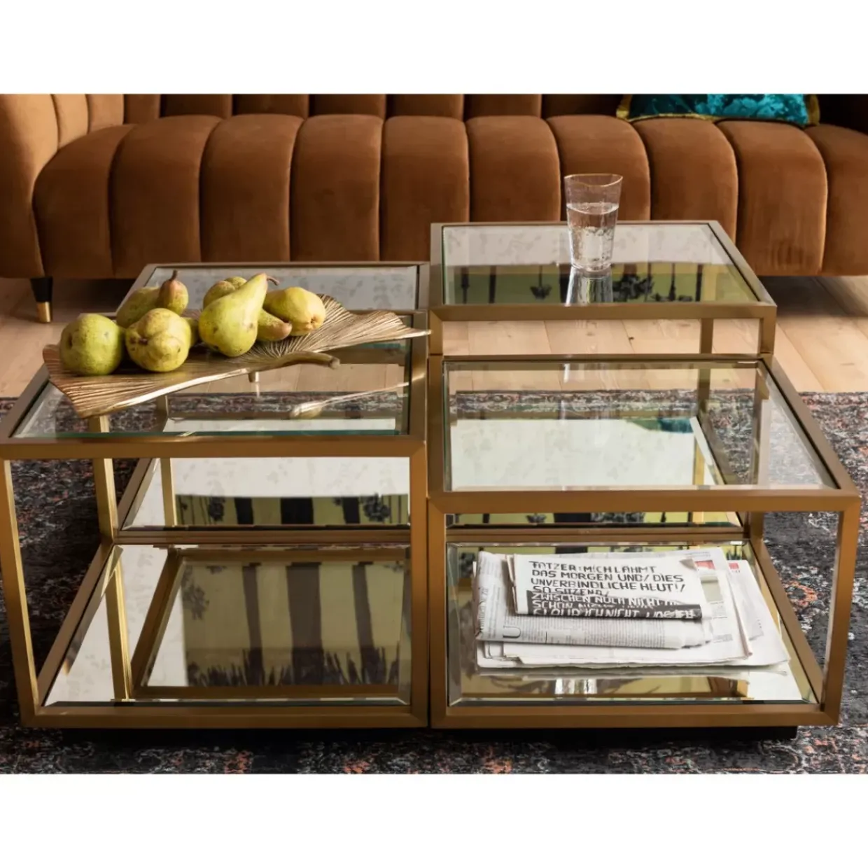 Couchtisch Luigi Gold (4/Set)