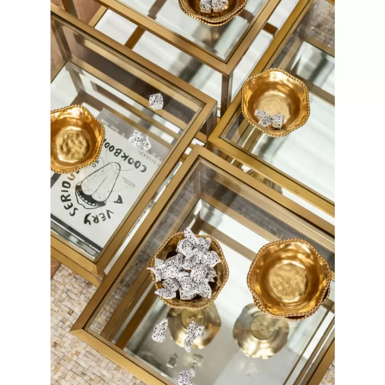 Couchtisch Luigi Gold (4/Set)