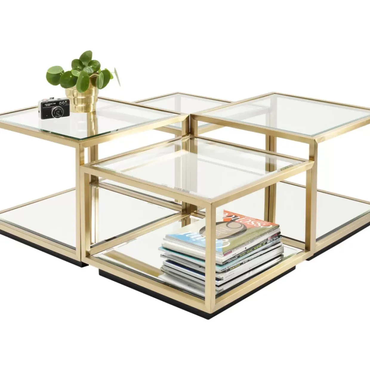 Couchtisch Luigi Gold (4/Set)