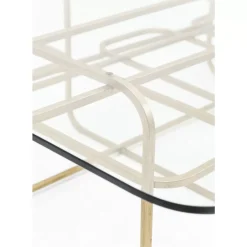 Couchtisch Meander Gold 140X80Cm