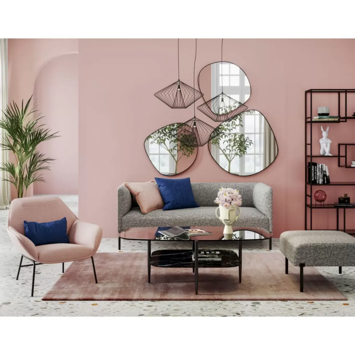 Couchtisch Noblesse Oval 97X91