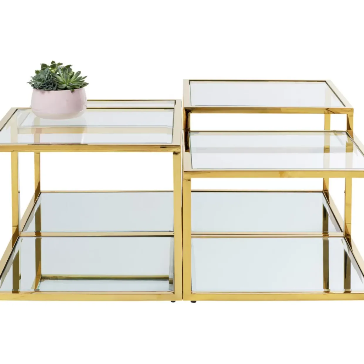 Couchtisch Orion Gold (4/Set)