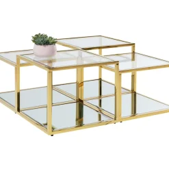 Couchtisch Orion Gold (4/Set)