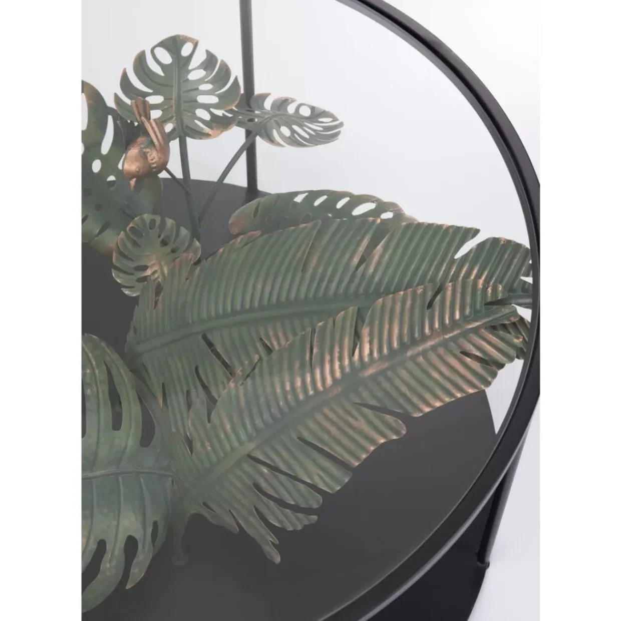 Couchtisch Palms Schwarz O80Cm