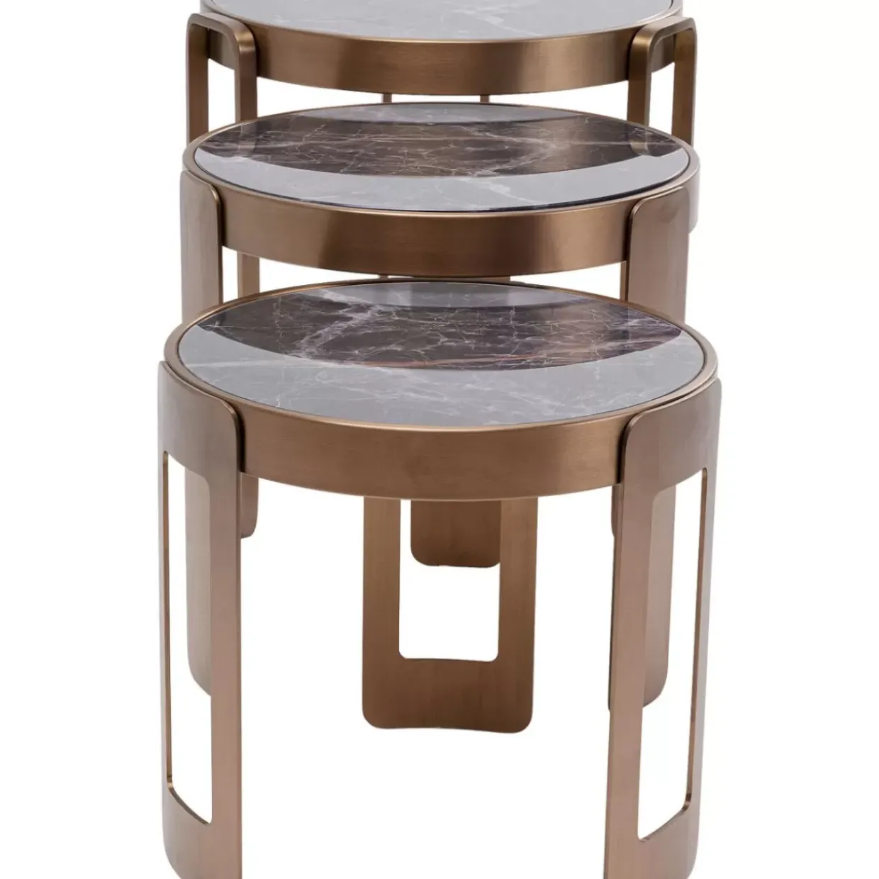 Couchtisch Perelli Messing (3/Set)