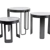 Couchtisch Perelli Schwarz (3/Set)