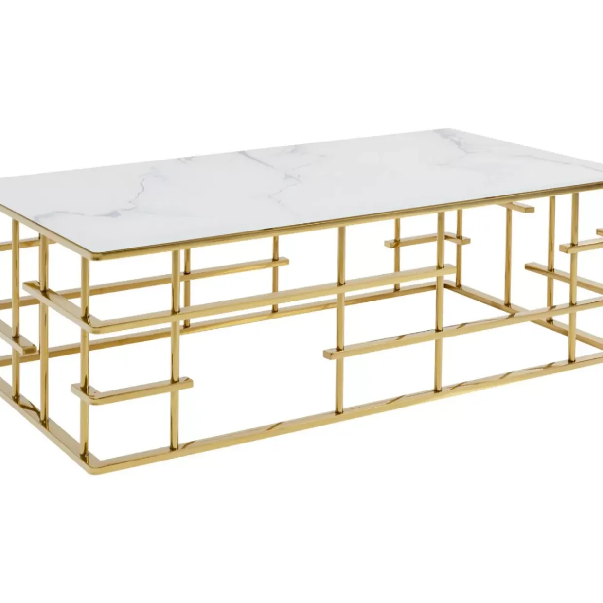 Couchtisch Rome Gold 130X70Cm