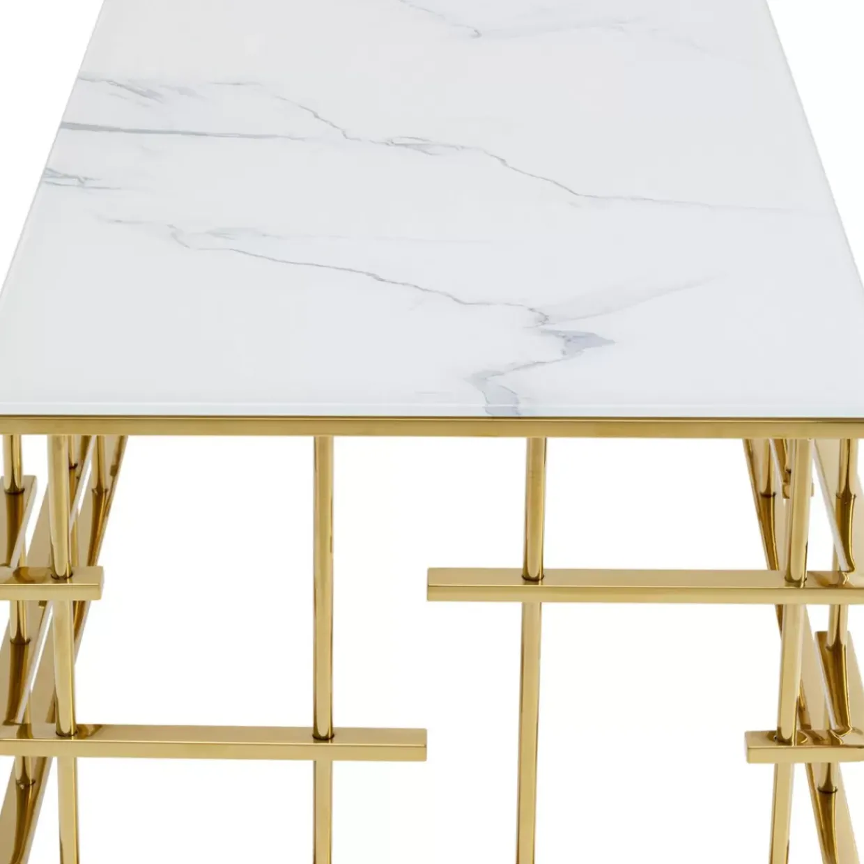 Couchtisch Rome Gold 130X70Cm