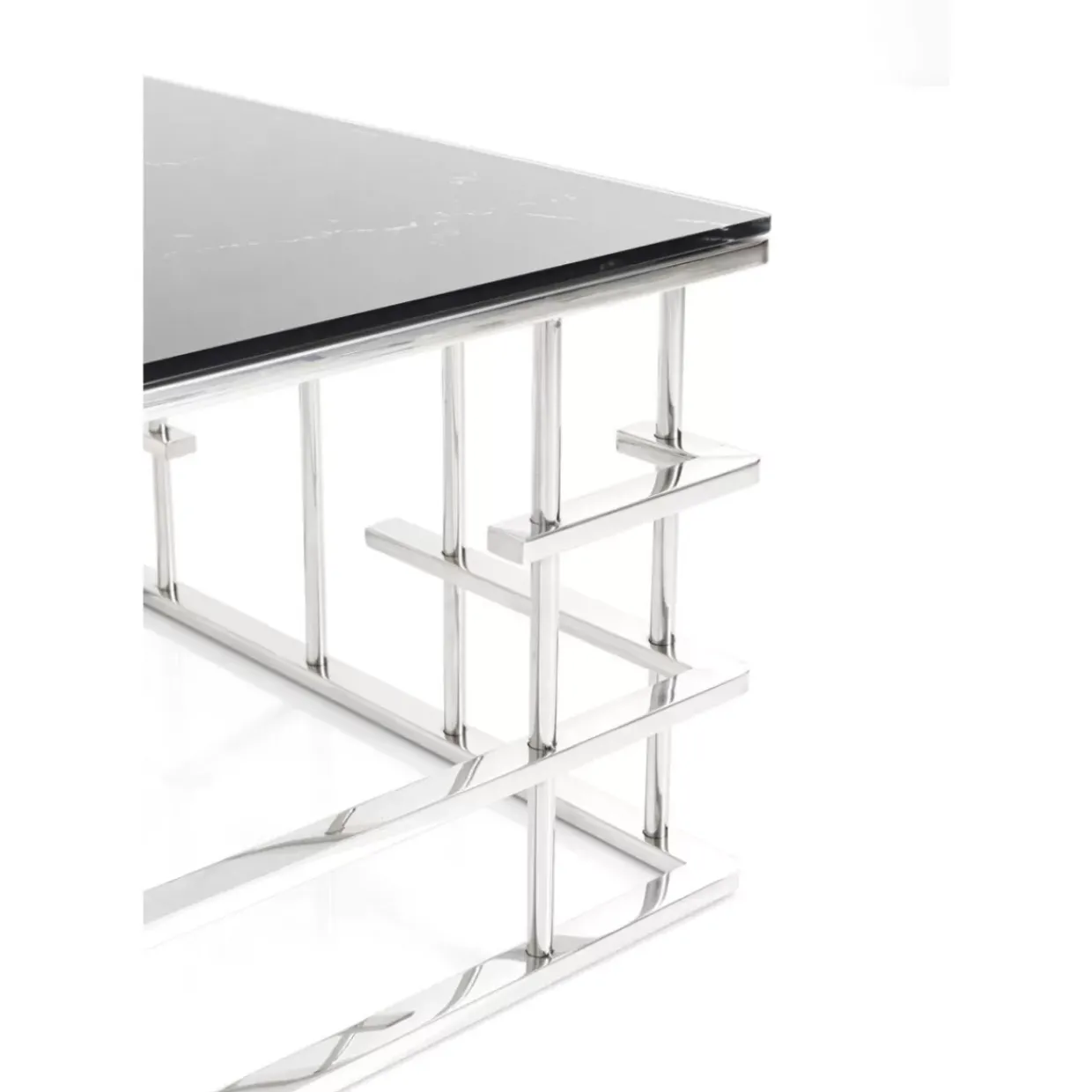 Couchtisch Rome Silber 130X70Cm