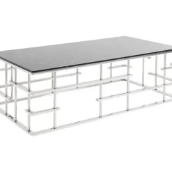 Couchtisch Rome Silber 130X70Cm