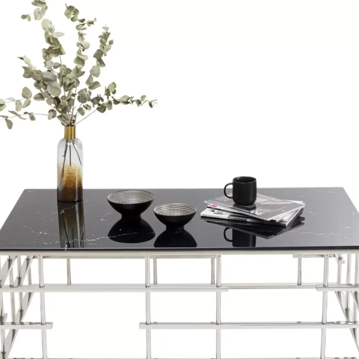 Couchtisch Rome Silber 130X70Cm