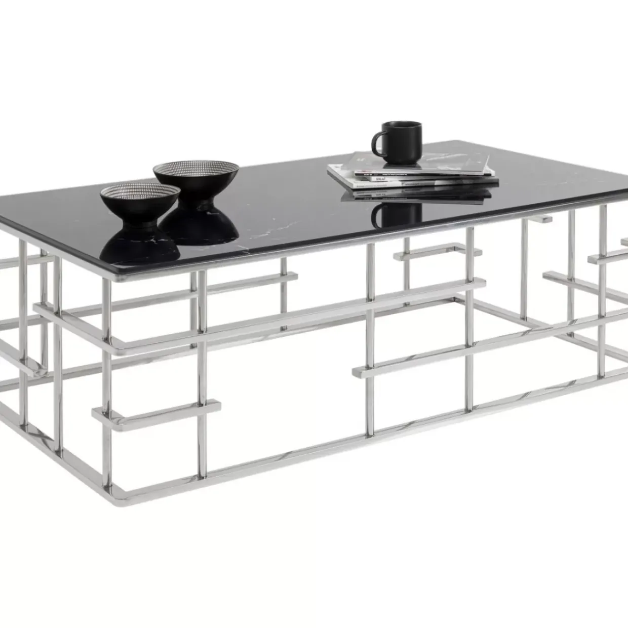 Couchtisch Rome Silber 130X70Cm